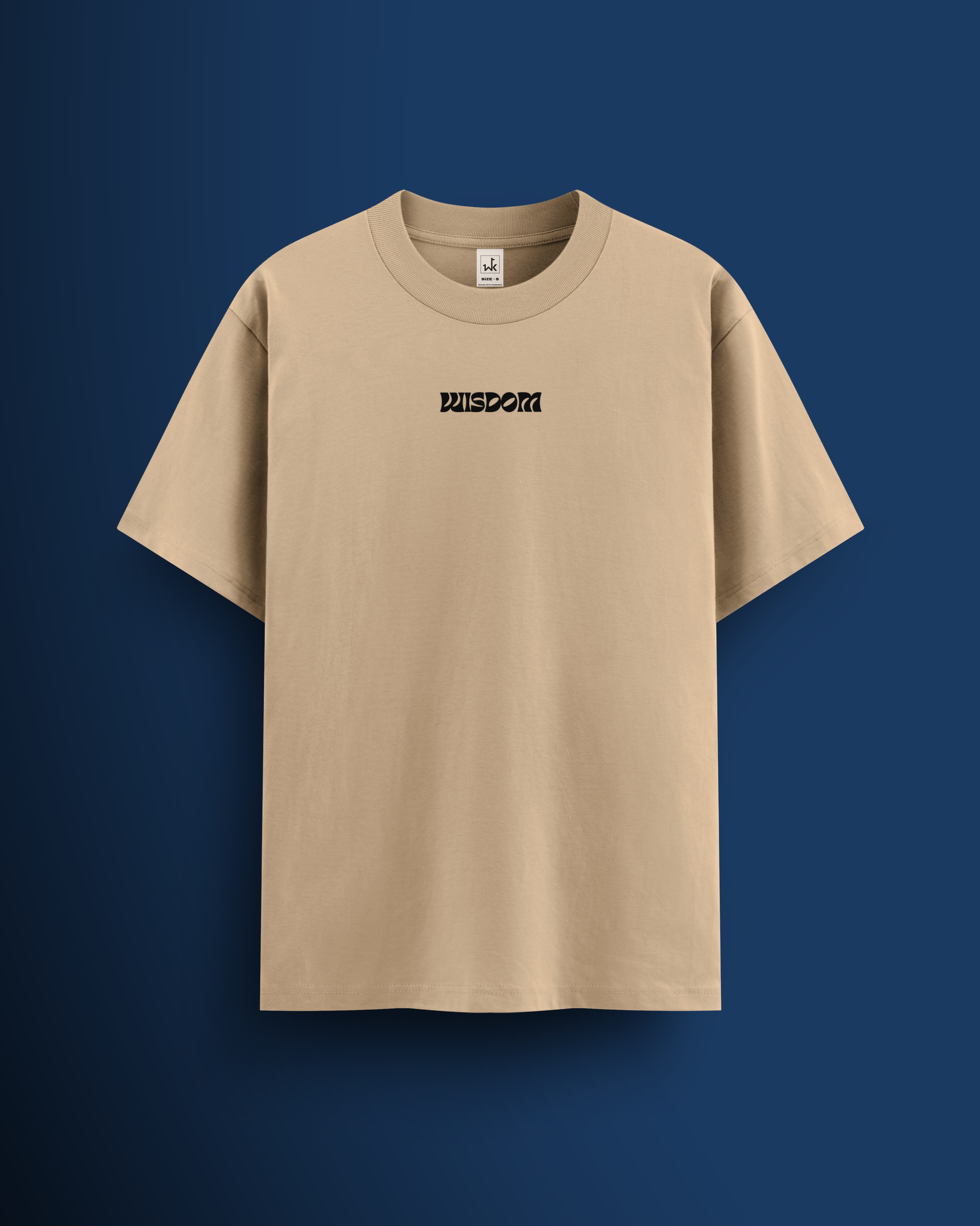 Oversized beige T-Shirt from White Kamel